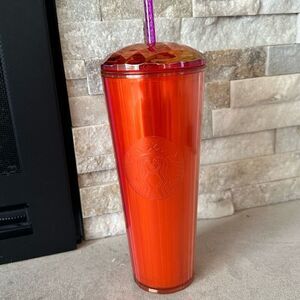 Starbucks Insulated Tumbler NEW Summer 2024 Kaleidoscope Dome‎ Top With Straw 24